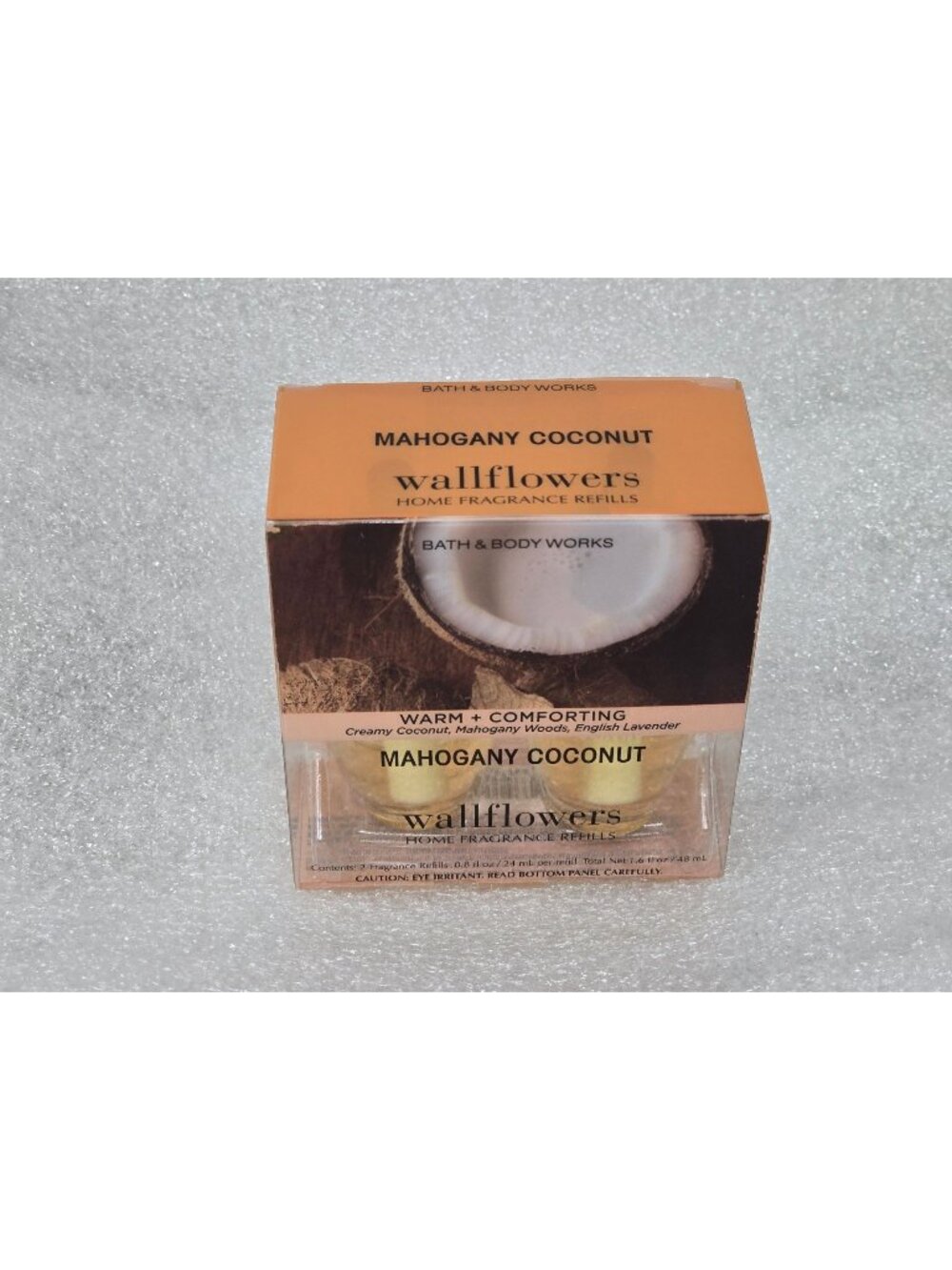 Bath & Body Works Wallflowers Mahogany Coconut Home Fragrance Refills 2-Pack